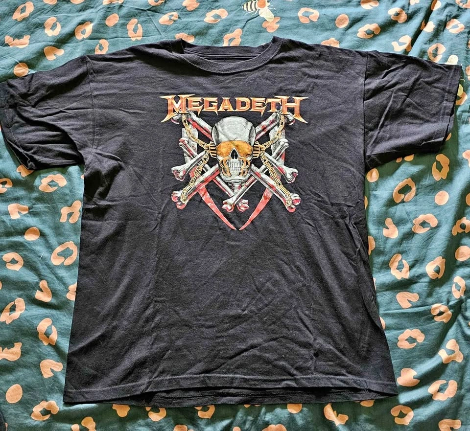 BRAND NEW Official 2022 Megadeth Debut Album Tee - Size L