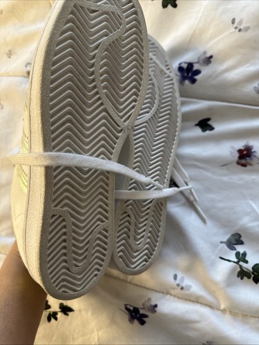 Size 5 - Adidas Superstar White Metallic Girls - photo 5