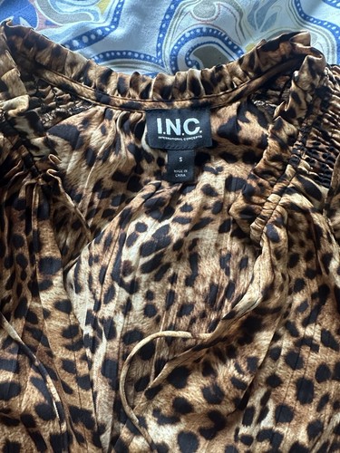 INC International Concepts Dress Small Cheetah Print - photo 2