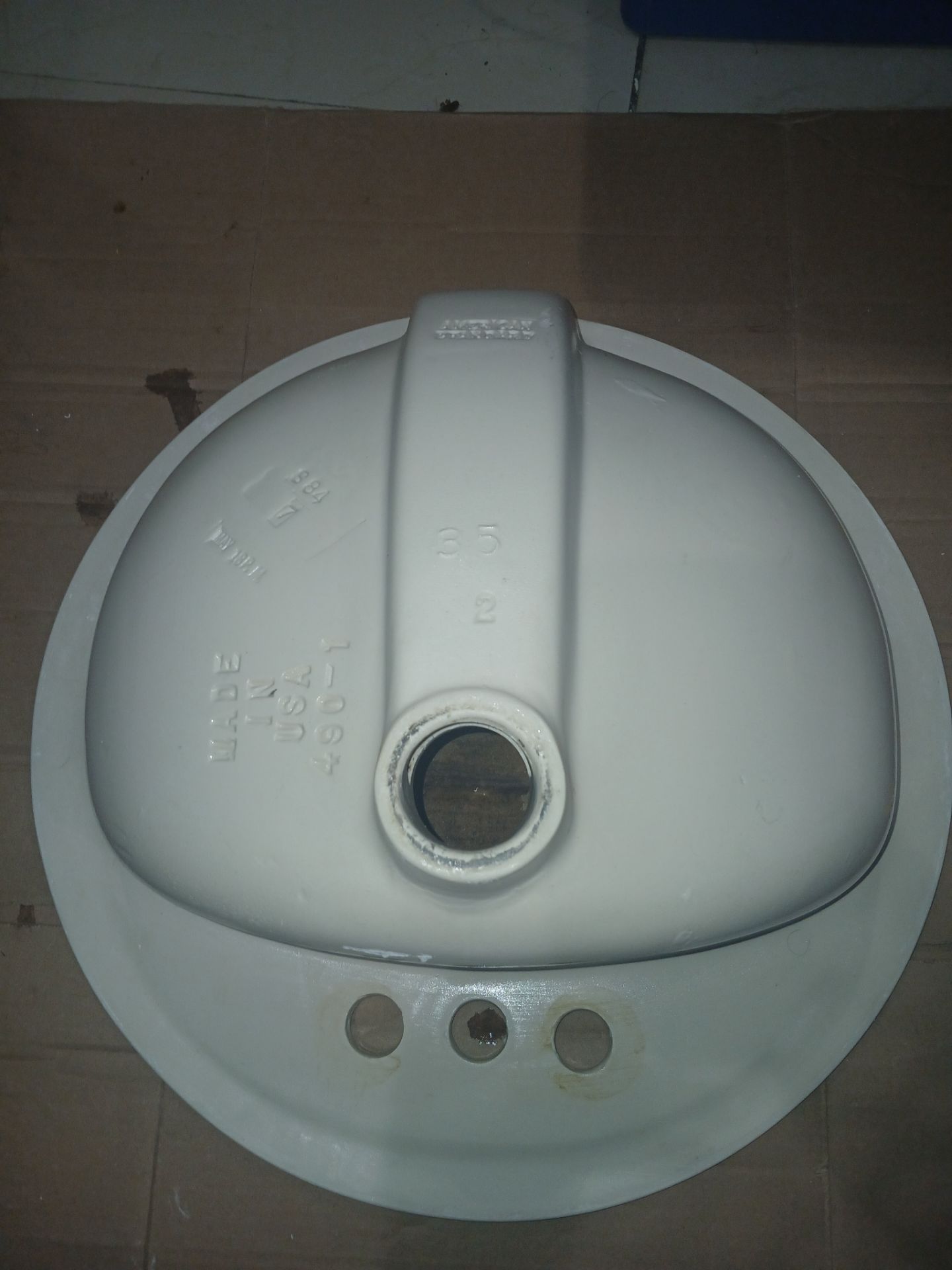 American Standard 19in x 19in Round Porcelain Drop In Sink - photo 2