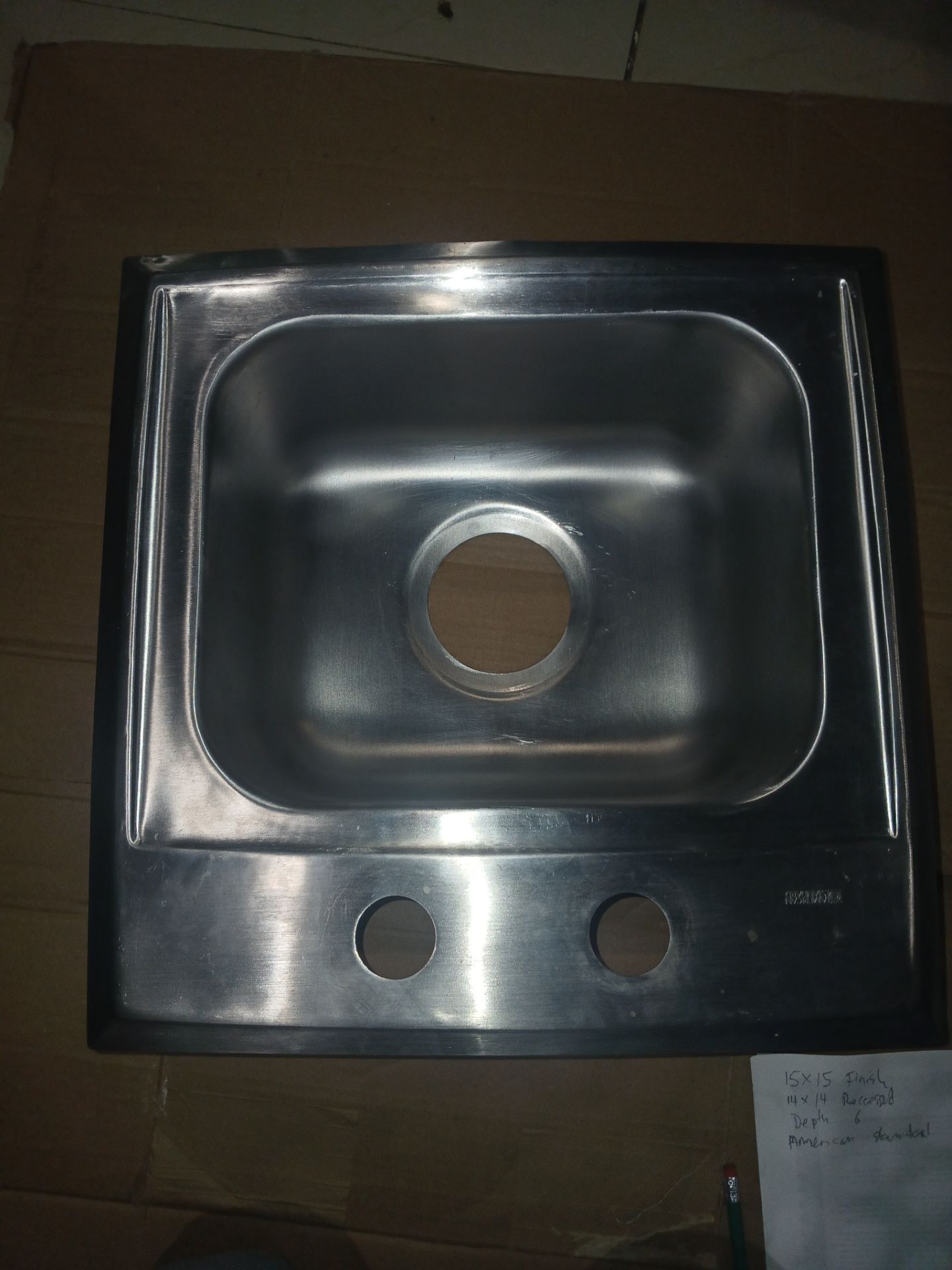 Top Mount American Standard Stainless Vegetable Kitchen Sink - photo 2