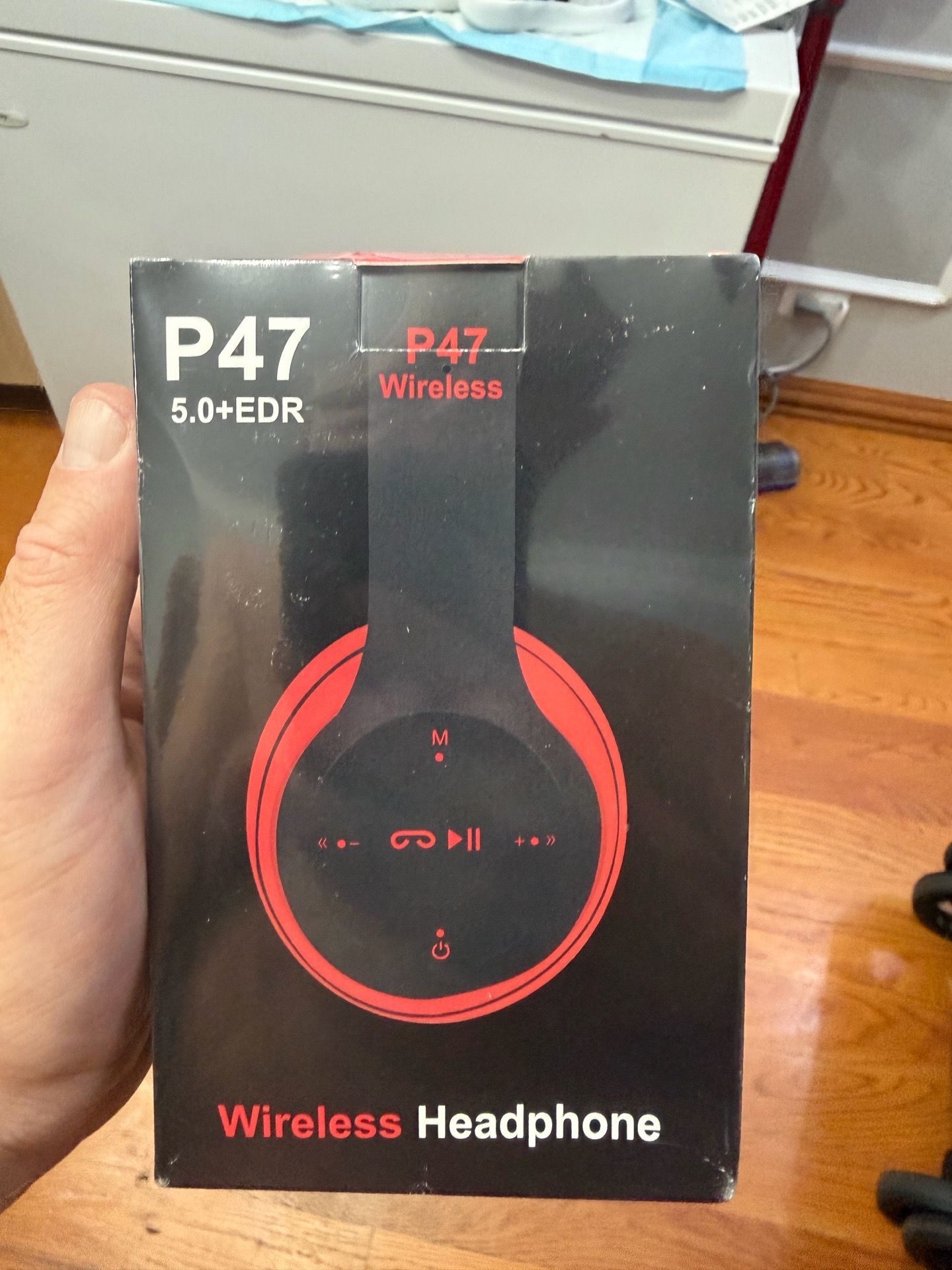 Blue P47 Wireless Bluetooth Headphones