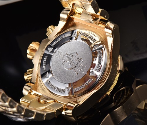 Luxury Gold Skeleton Dial Quartz Watch – 50mm Waterproof - photo 4