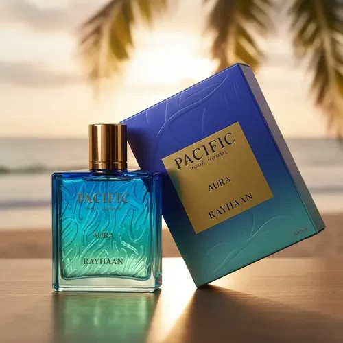 Pacific Aura by Rayhaan Men's Eau De Parfum 3.4 oz / 100ml - photo 2