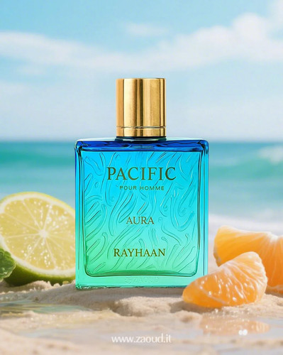 Pacific Aura by Rayhaan Men's Eau De Parfum 3.4 oz / 100ml - photo 4