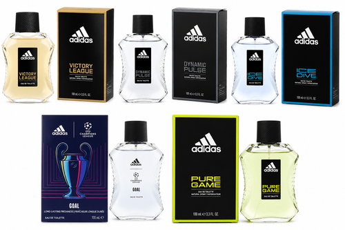 Adidas Men’s Eau de Toilette Cologne 100ml – Assorted Scents