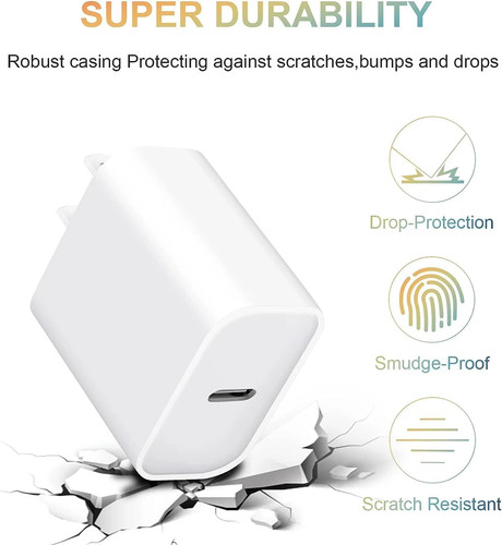 2-3 Pack Super Fast Charger Type C For iPhone - photo 3