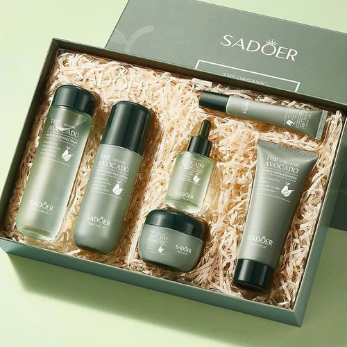 Organic Avocado & Hyaluronic Acid 6-Piece Skincare Set