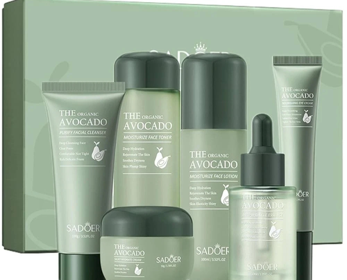 Organic Avocado & Hyaluronic Acid 6-Piece Skincare Set - photo 2