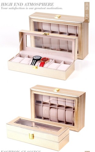 Watch Box 6 Slots Solid Wood Watch Case Storage - photo 4