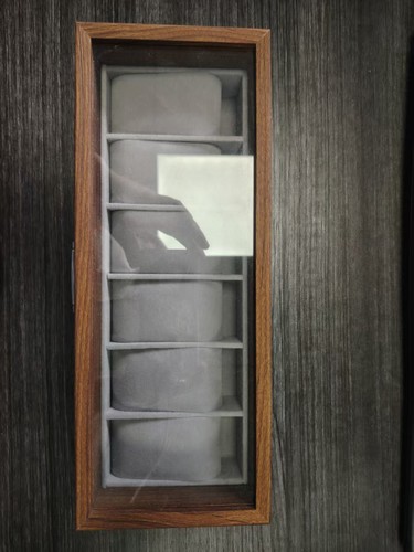 Watch Box 6 Slots Solid Wood Watch Case Storage - photo 3