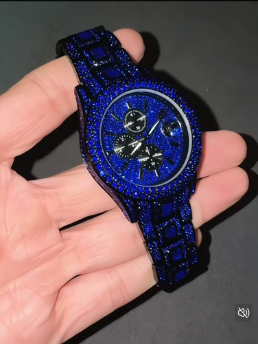 Luxury Iced-Out Chronograph Watch - photo 2