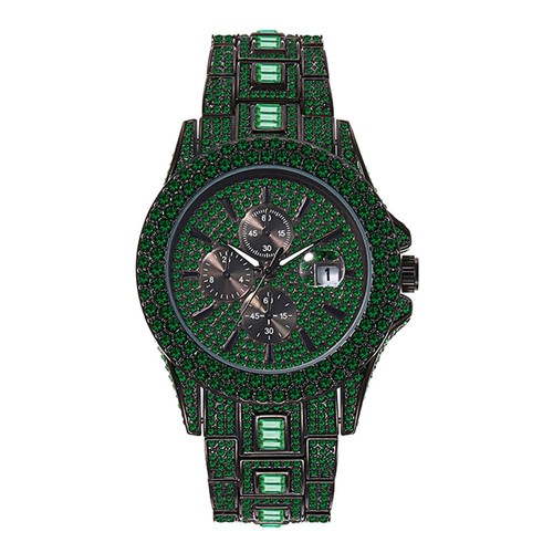 Luxury Iced-Out Chronograph Watch - photo 3