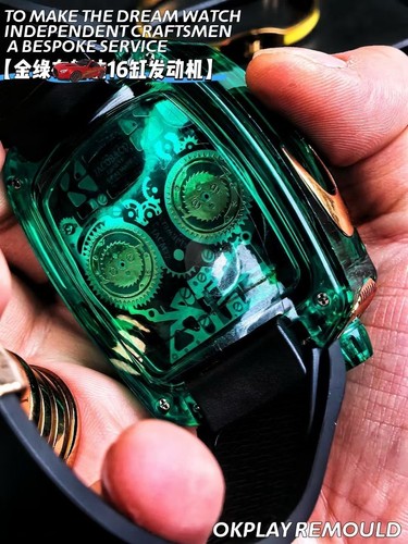 Luxury Tonneau Skeleton Style Men’s Quartz Watch - photo 4