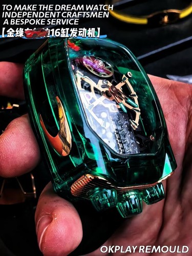 Luxury Tonneau Skeleton Style Men’s Quartz Watch - photo 5