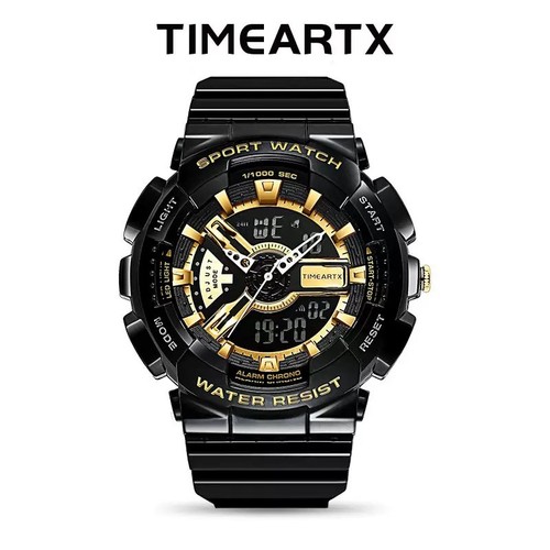 TIMEARTX TA4300 Men’s Sport Watch Digital Analog Dual Display