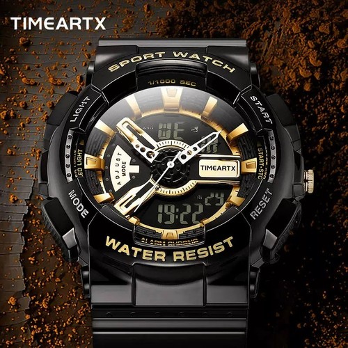TIMEARTX TA4300 Men’s Sport Watch Digital Analog Dual Display - photo 3