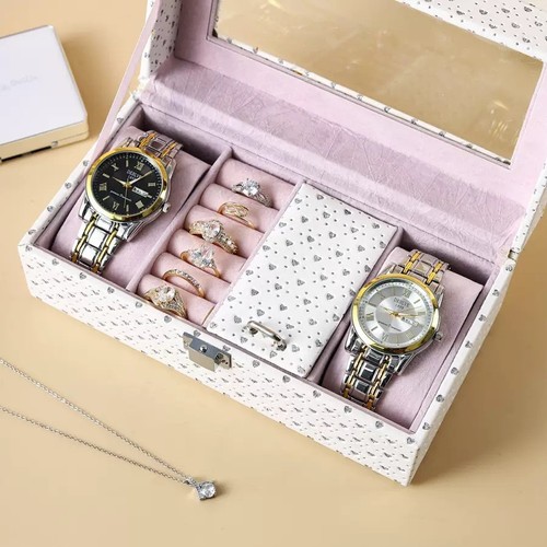 New High-End Ring Jewelry & Watch Box Large Capacity - photo 2