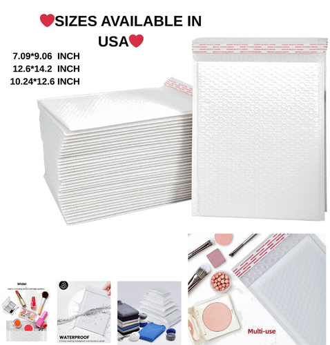 Poly Bubble Mailers Assorted Sizes 25 PCS