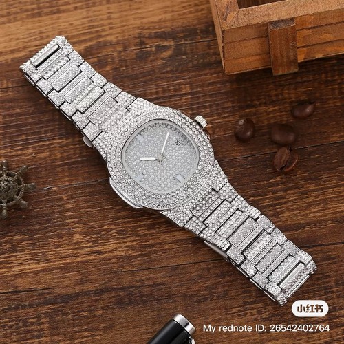 Iced Stainless Steel Watch Crystal New Gift - photo 3