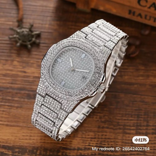 Iced Stainless Steel Watch Crystal New Gift - photo 5
