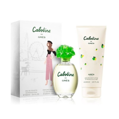 Cabotine De Gres 2 Pc Gift Set for Women EDP & Body Lotion New S - photo 2