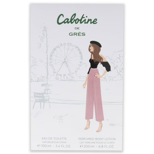 Cabotine De Gres 2 Pc Gift Set for Women EDP & Body Lotion New S - photo 5