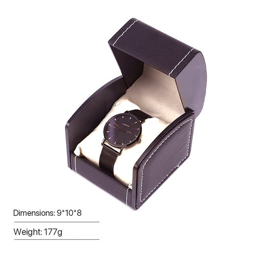 Curved Watch Lovers Leather Travel Case Pouch Unisex - photo 2