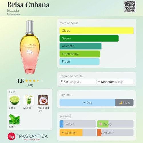 ESCADA BRISA CUBANA Eau De Toilette Spray 3.4 oz 100 ML - photo 4