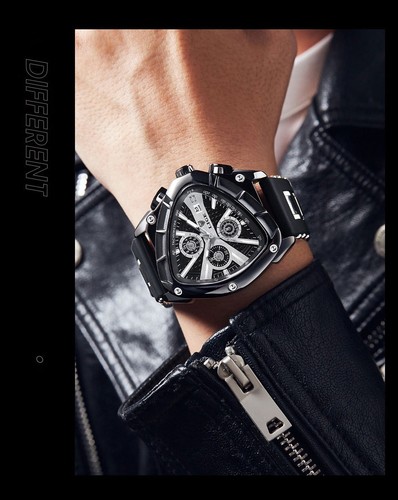 LIGE Luxury Sport Watch Men Blue or Gold Chronograph Date - photo 4