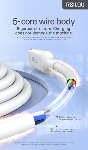 RSILOU SUPER 3-in-1 Fast Charging & Data Sync Cable - photo 3