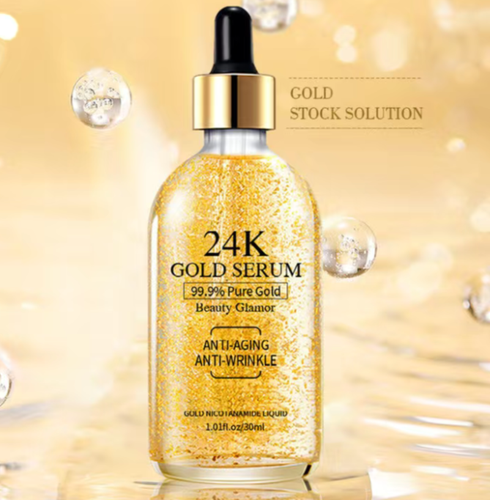 24K Gold Serum 3.3OZ / 100ML - Anti-Aging & Hydration - photo 3