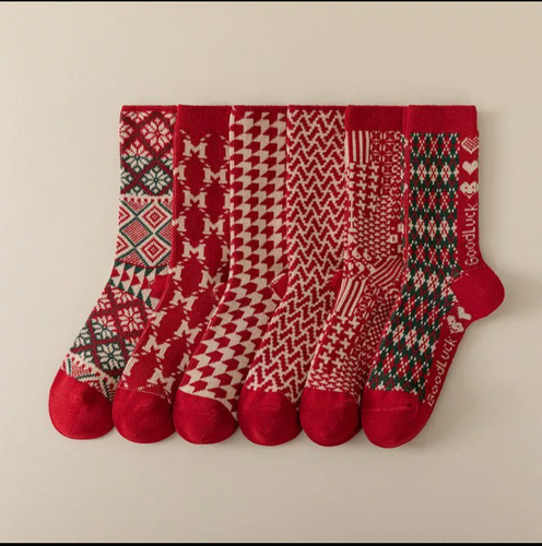 Winter Wool Socks for Women - 5 Pairs Set - photo 4