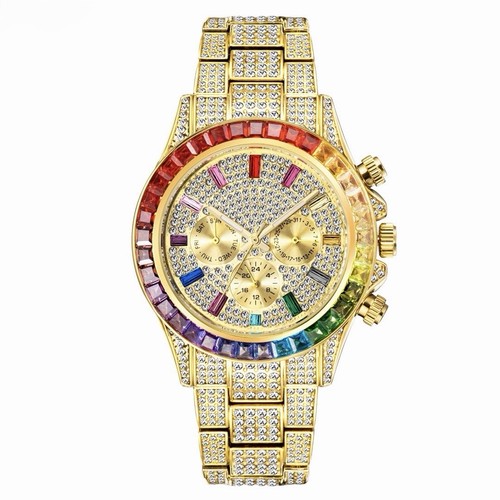 ICEDIAMOND Multi-Dial Business Quartz Watch