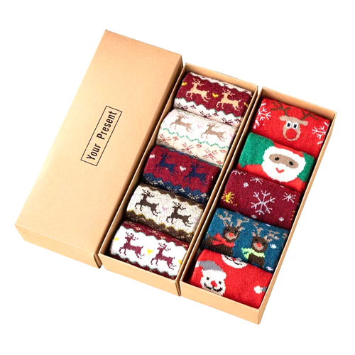 Christmas socks warm wool cute for your lovely women - photo 3