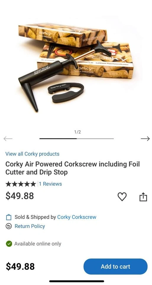 Air Pressure Cork Extractor - photo 3