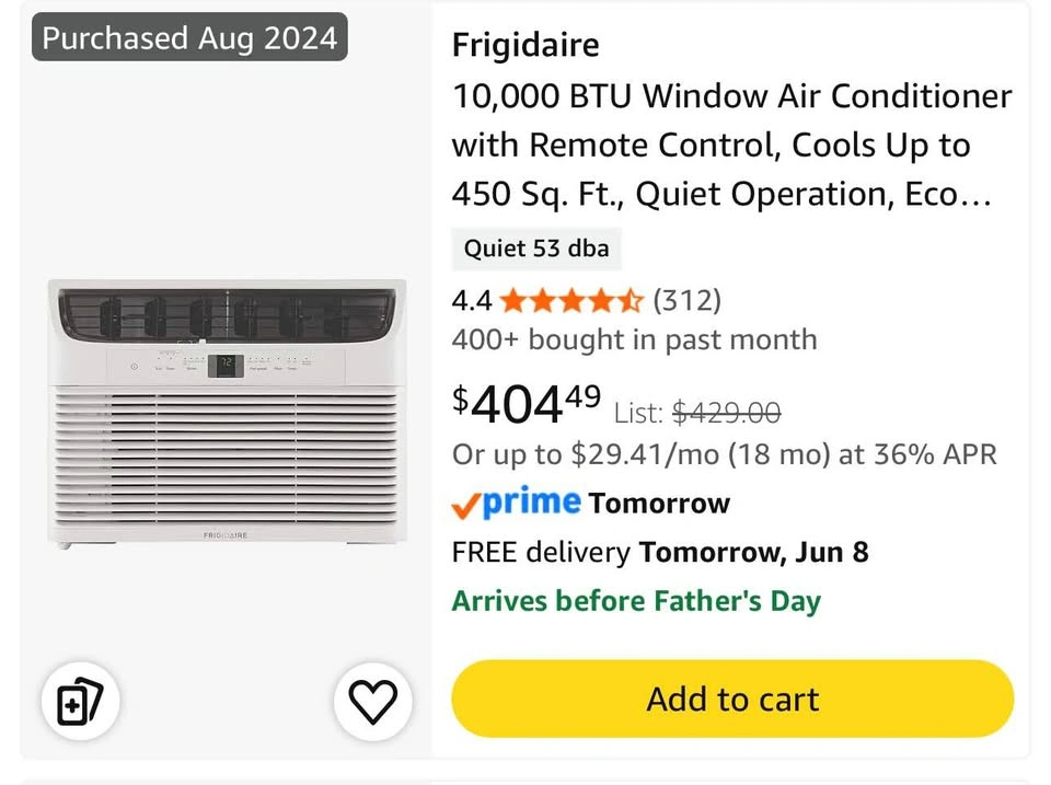 Frigidaire 10,000 BTU Window Air Conditioner - photo 4