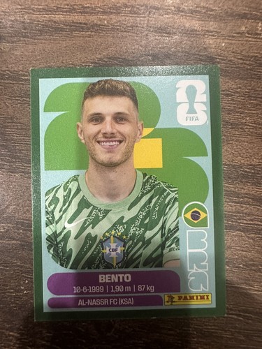 RARE Green Bento Parallel Sticker FIFA World Cup 2026 Brazil Pan