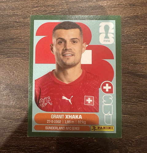 Panini FIFA World Cup 2026 Sticker Green Parallel SUI 9 Granit X