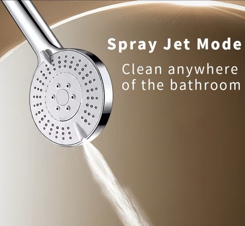 Dual Square Rainfall + Handheld Shower Head Set, Stainless Chrom - photo 3