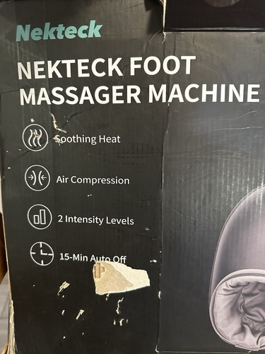 Nekteck Foot Massager Machine Heated Air Compression - photo 3