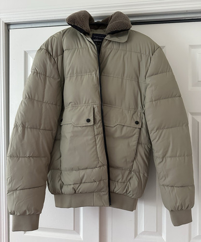 Portabella New York Men’s XL Beige Tailored Puffer Jacket