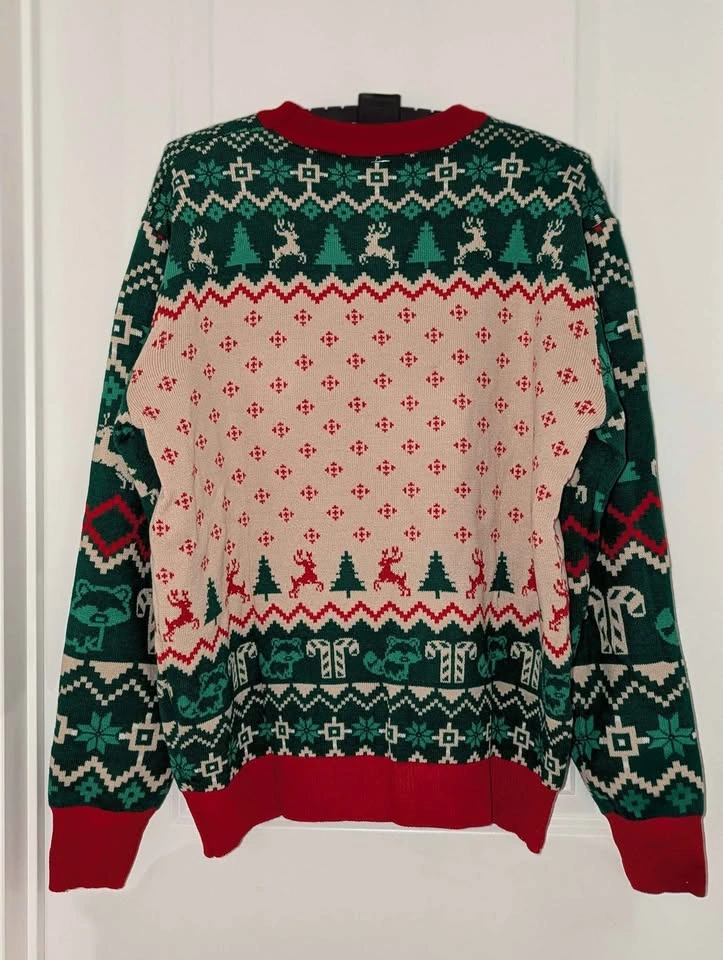 Buddy the Elf 'OMG! Santa! I Know Him!' Sweater - Medium - photo 2