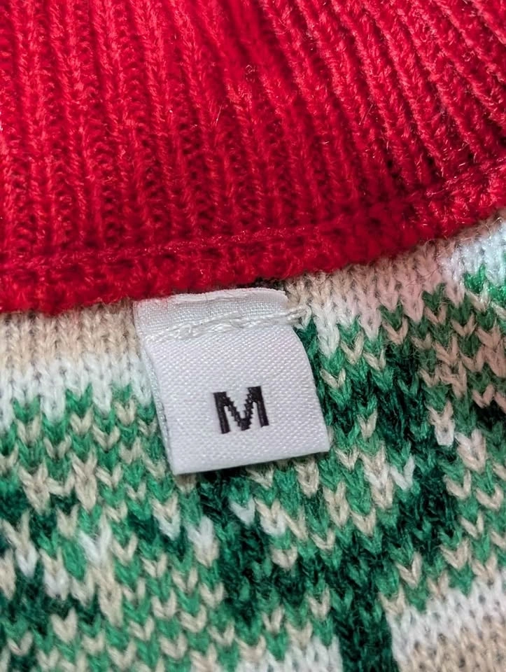 Buddy the Elf 'OMG! Santa! I Know Him!' Sweater - Medium - photo 3