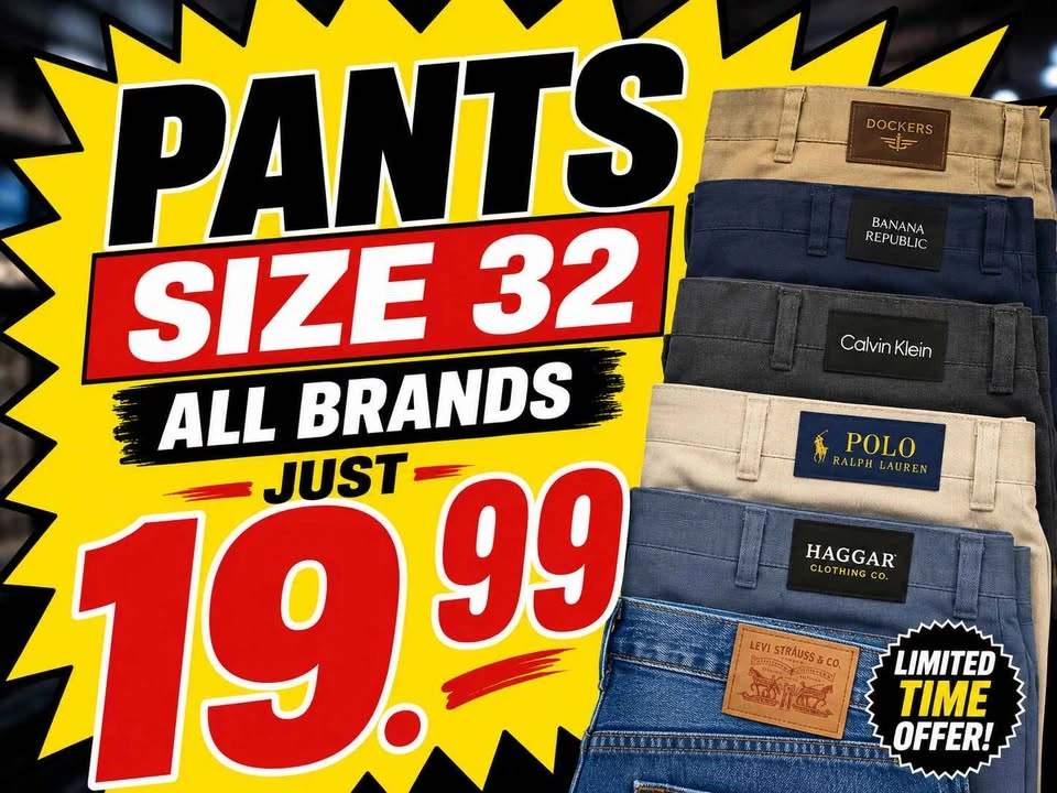 Men pants size 32 fixed price just for 19.99 - photo 2