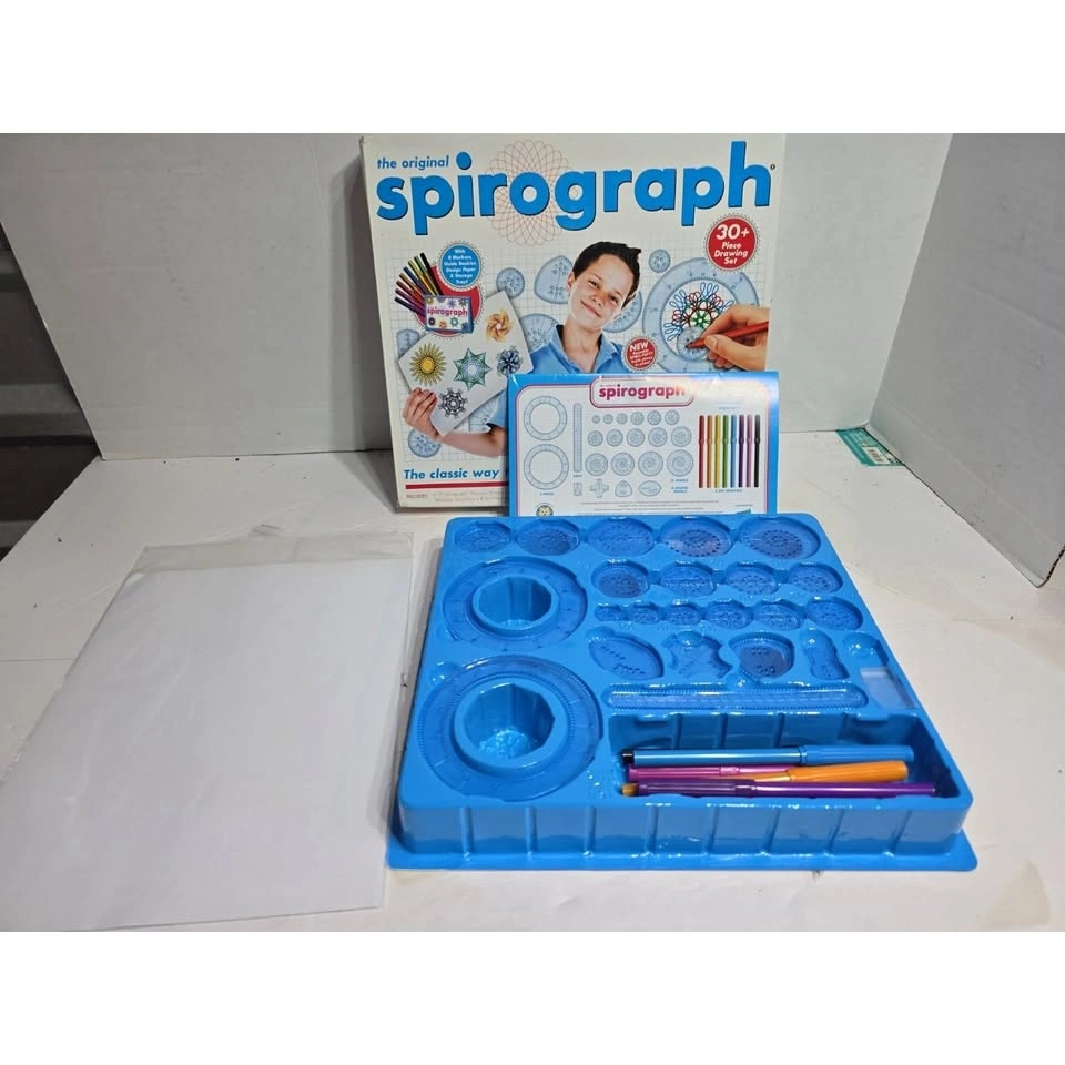Spirograph — Fun Shapes Drawing Art Set — Classic Spirograph Gea