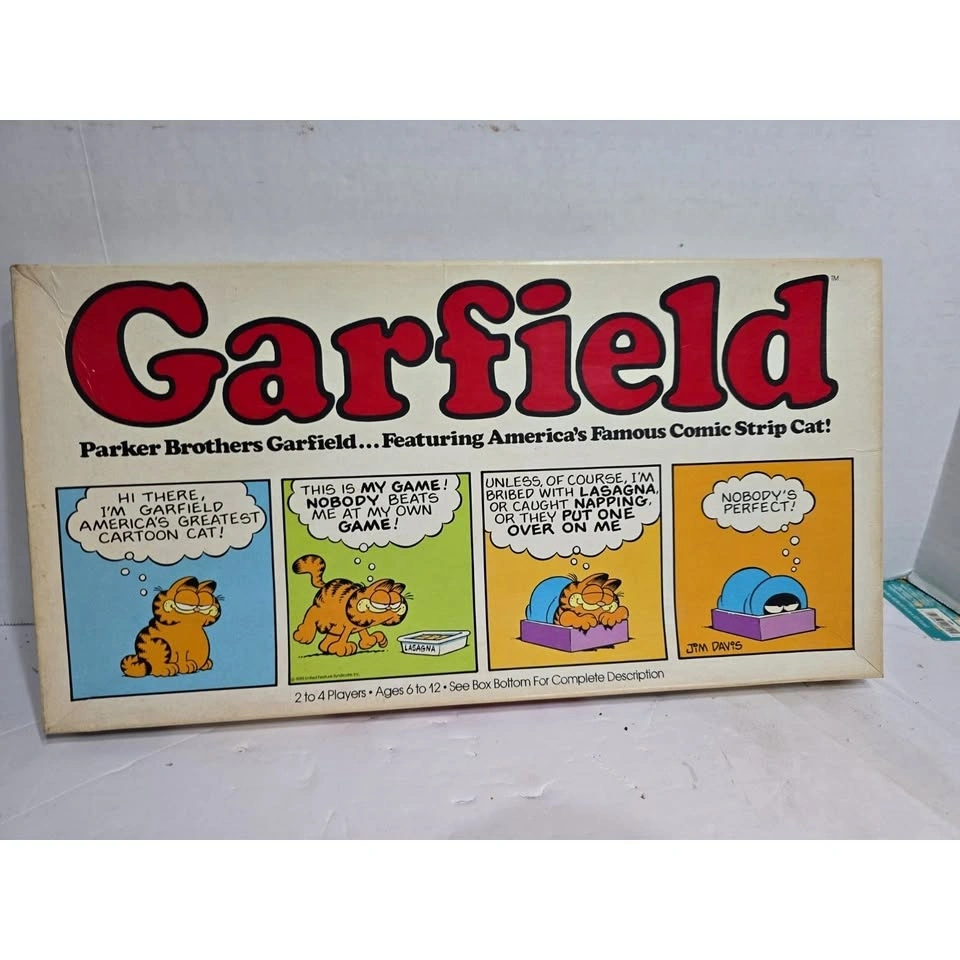 GARFIELD COMIC STRIP CAT BOARD GAME VINTAGE 1978
