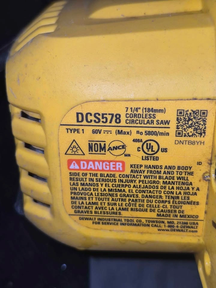 DEWALT FLEXVOLT 60V MAX Brushless 7-1/4" Circular Saw - photo 3