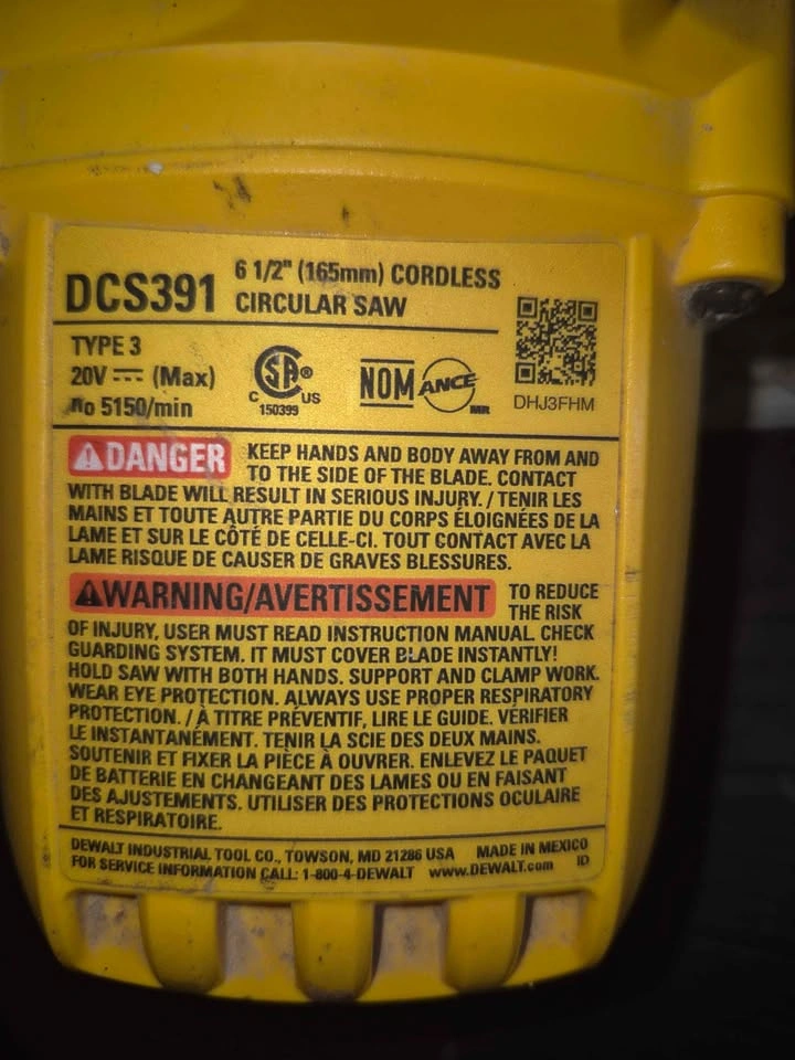 Dewalt 6.5" circular saw - photo 3