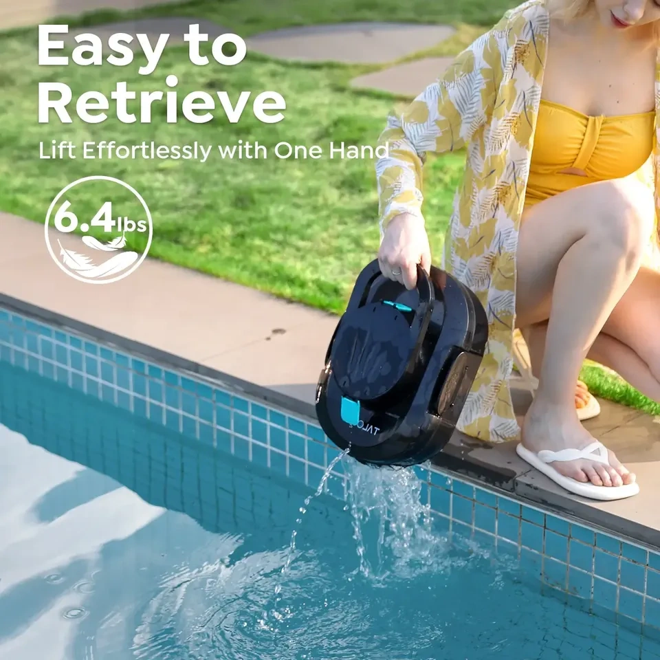 Cordless Robotic Pool Cleaner with 120-Min Runtime - photo 2